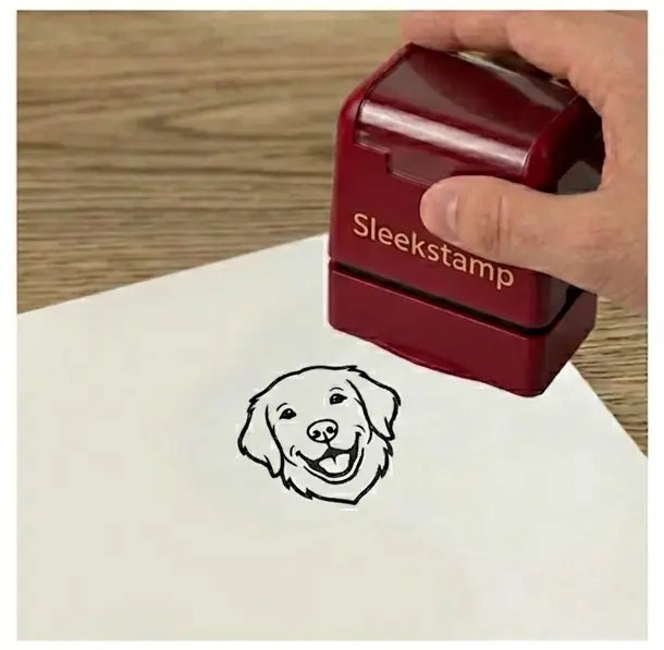 Self Inking Face & Logo Stamp